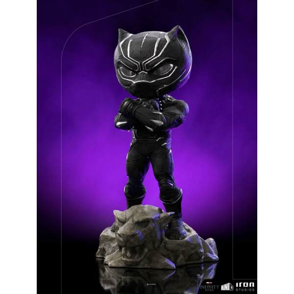Minifigura Black Panther The Infinity Saga Mini Co. PVC 15 cm Iron Studios - Collector4U.com
