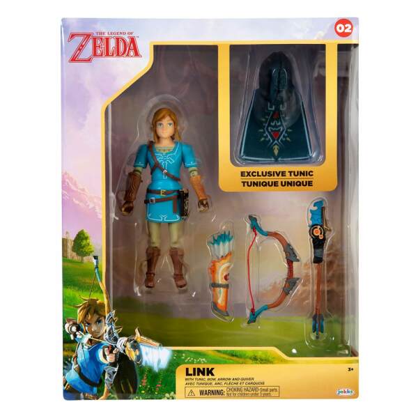 Figura Link The Legend of Zelda: Breath of the Wild 10 cm Jakks Pacific - Collector4U.com