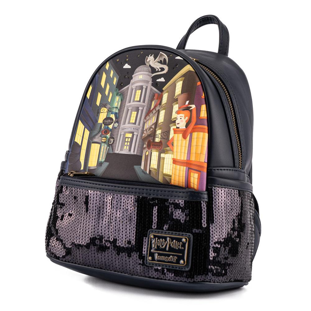 Mochila Diagon Alley Sequin Harry Potter by Loungefly - Collector4u.com