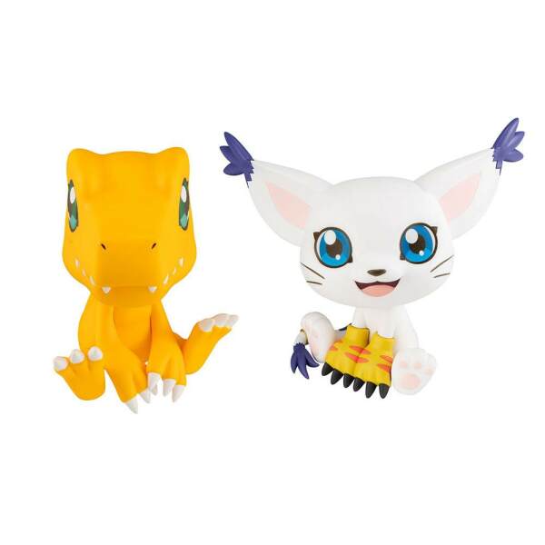 Pack 2 Estatuas Tailmon y Agumon Digimon Adventure PVC Look Up Limited Ver. 11cm MegaHouse - Collector4U.com