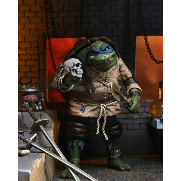 Figura Ultimate Leonardo as The Hunchback Universal Monsters x Teenage Mutant Ninja Turtles 18cm NECA - Collector4U.com