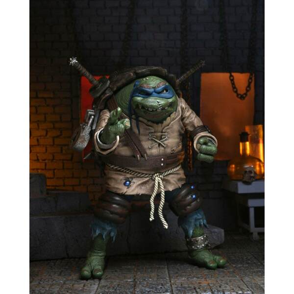 Figura Ultimate Leonardo as The Hunchback Universal Monsters x Teenage Mutant Ninja Turtles 18cm NECA - Collector4U.com