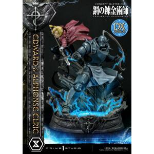 Estatua Edward & Alphonse Elric Fullmetal Alchemist 1/6 Deluxe Version 56 cm - Collector4u.com