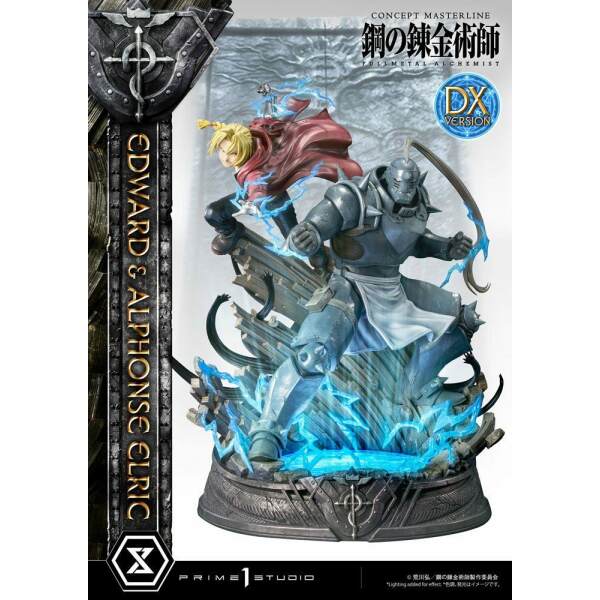 Estatua Edward & Alphonse Elric Fullmetal Alchemist 1/6 Deluxe Version 56 cm - Collector4U.com