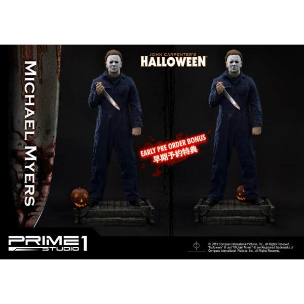 Estatua Michael Myers Halloween 1/2 Bonus Version 107 cm - Collector4U.com