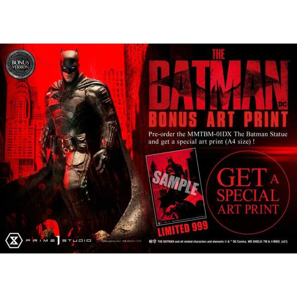 Estatua Batman Special Art Edition Bonus Version The Batman 1/3 88 cm