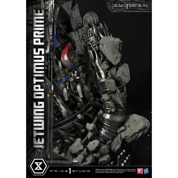 Estatua Jetwing Optimus Prime Transformers: el lado oscuro de la luna Bonus Version 104 cm - Collector4U.com