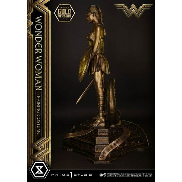 Estatua Wonder Woman Training Costume Gold Version 80 cm Prime 1 Studio collector4u.com