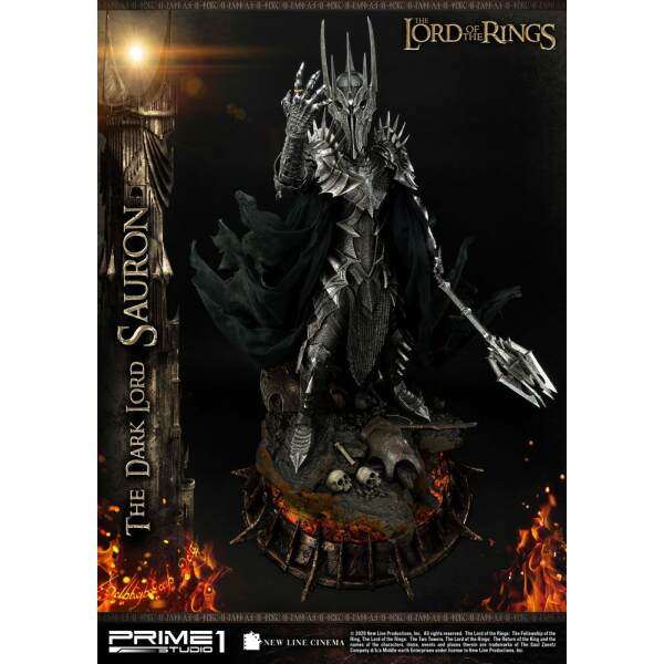 Estatua 1/4 The Dark Lord Sauron El Señor de los Anillos Exclusive Version 109 cm - Collector4U.com