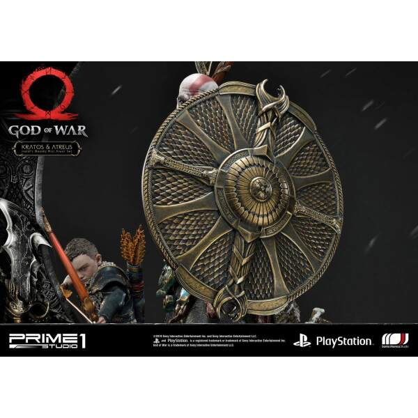Estatua Kratos & Atreus God of War (2018) 72 cm - Collector4U.com