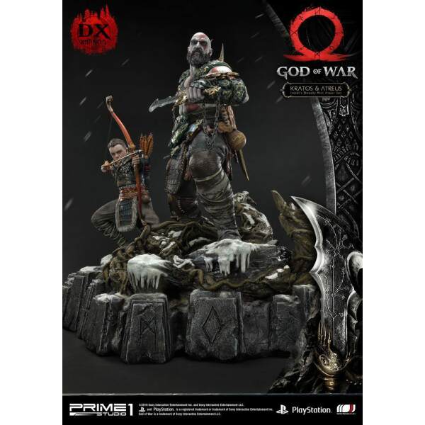 Estatua Kratos & Atreus Deluxe God of War (2018) Ver. 72 cm - Collector4U.com