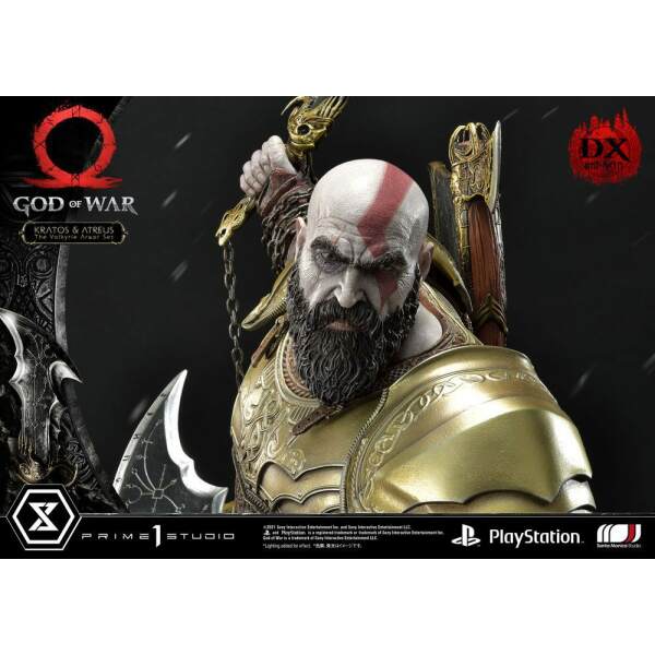 Estatua Kratos and Atreus in the Valkyrie God of War Premium Masterline Series (Deluxe) 72 cm - Collector4U.com