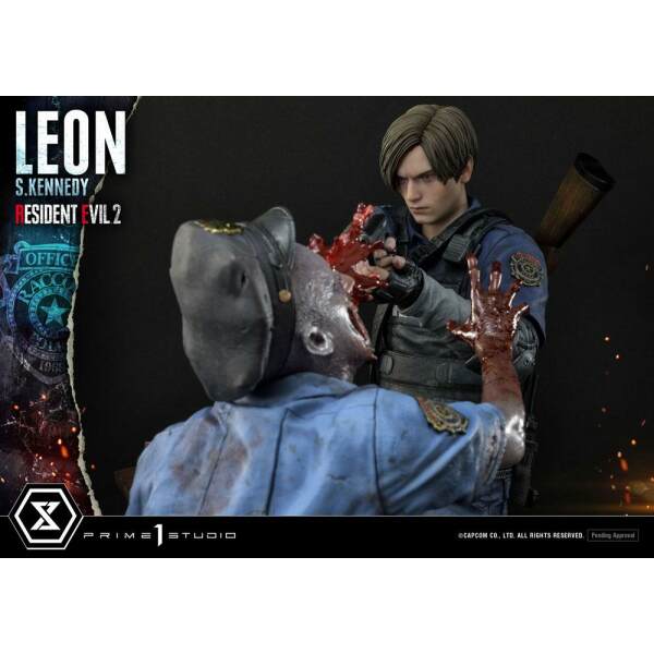 Estatua Leon S. Kennedy Resident Evil 2 58 cm - Collector4U.com
