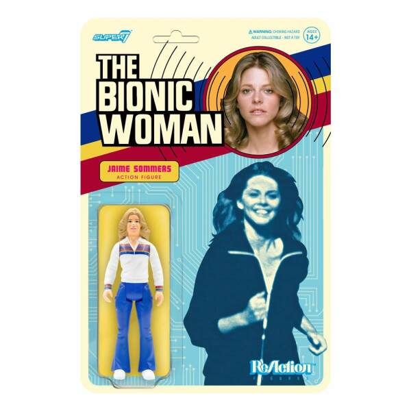 Figura Jamie Sommers The Bionic Woman ReAction 10 cm Super7 - Collector4U.com