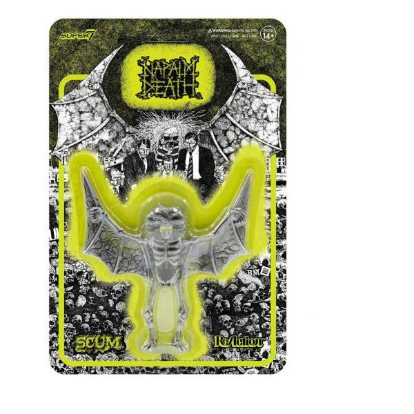 Figura Scum Demon (Lime Green) Napalm Death ReAction 10cm Super7 - Collector4U.com