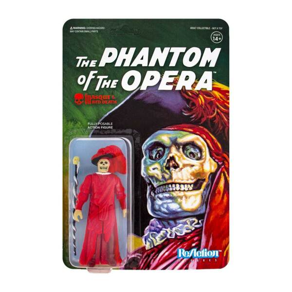 Figura The Masque of the Red Death ReAction Universal Monsters 10 cm Super7 - Collector4U.com