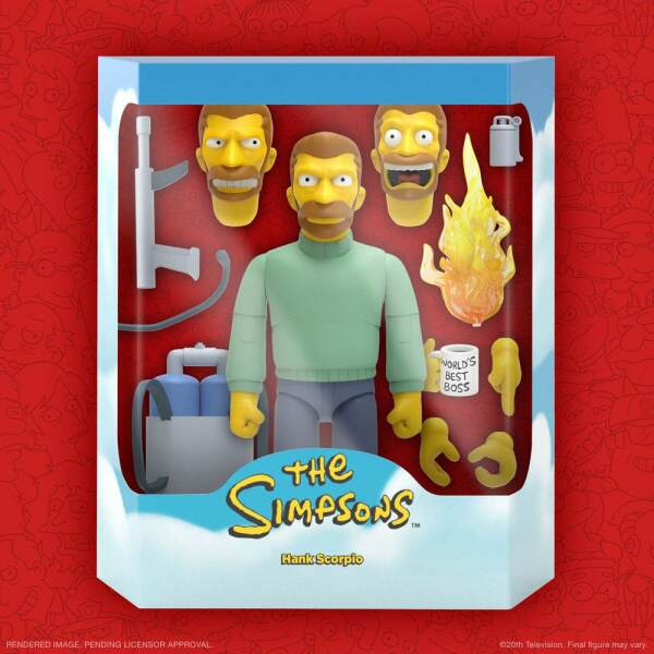 Figura Hank Scorpio Los Simpson Ultimates 18 cm Super7 - Collector4U.com