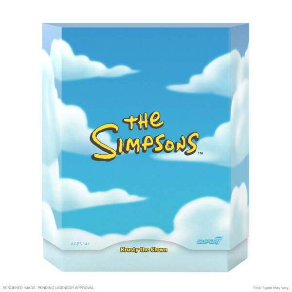 Figura Krusty the Clown Los Simpson Ultimates 18 cm Super7 - Collector4U.com