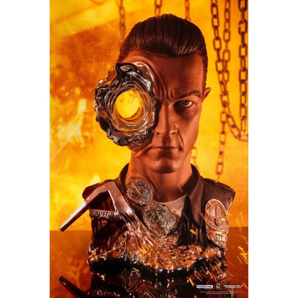 Busto Terminator T-1000 Mask 44cm Pure Arts - Collector4U.com