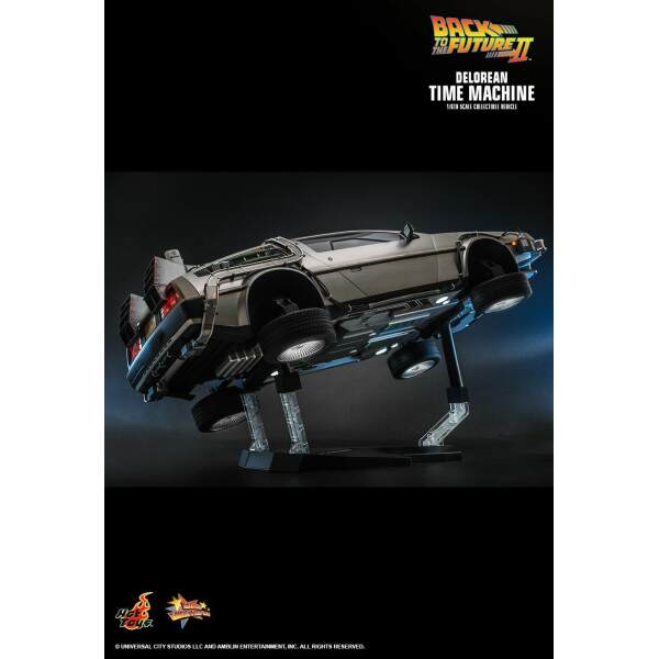 Vehículo DeLorean Time Machine Regreso al Futuro II Movie Masterpiece 1/6 72cm Hot Toys - Collector4U.com