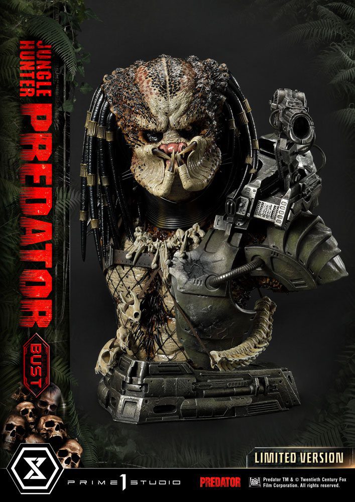 Busto Predator Limited Version 1/3 Jungle Hunter Predator 37cm Prime 1 Studio