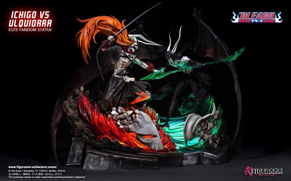 Diorama Ichigo vs Ulquiorra Bleach Elite Fandom 1/6 52cm Figurama Collectors