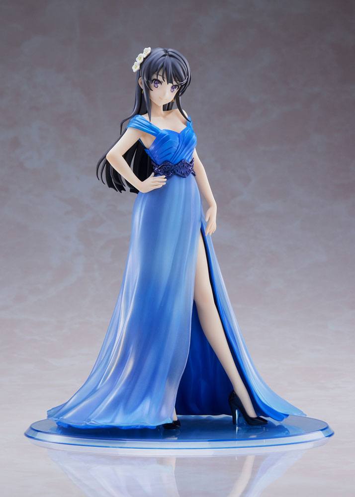 Estatua Mai SSakurajima Rascal Does Not Dream of a Dreaming Girl 1/7 Color Dress Ver. 23 cm Aniplex - Collector4U.com
