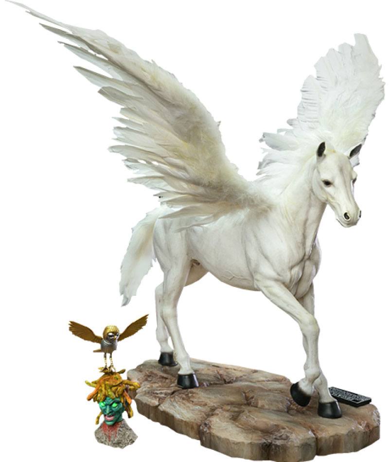 Estatua Pegasus Deluxe Ver. Furia de titanes Soft Vinyl Gigantic Ray Harryhausens 30cm Star Ace Toys