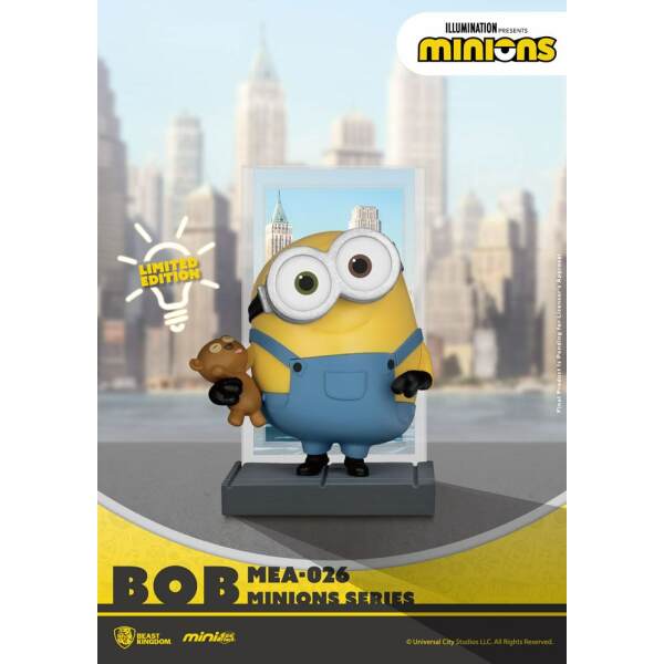 Figura Bob Minions: El origen de Gru Mini Egg Attack 8 cm Beast Kingdom Toys - Collector4U.com