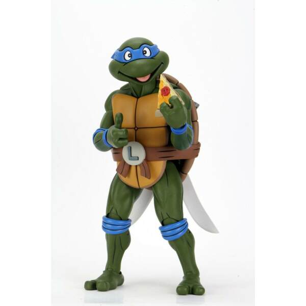 Figura Leonardo Tortugas Ninja 1/4 Giant-Size 38cm NECA - Collector4U.com