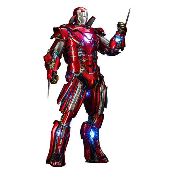 Figura Silver Centurion (Armor Suit Up Version) Iron Man 3 Movie Masterpiece 1/6 32cm Hot Toys