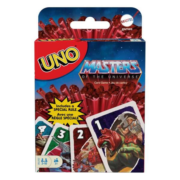 Juego de cartas UNO Masters of the Universe Mattel - Collector4U.com