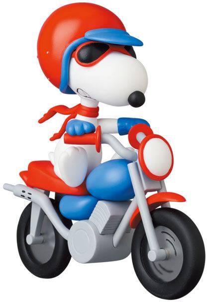Minifigura Motocross Snoopy Peanuts UDF Serie 13 10cm Medicom