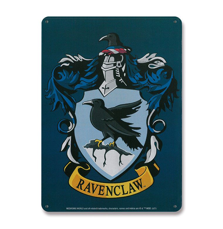 Placa de Chapa Ravenclaw Harry Potter 15 x 21 cm Logoshirt - Collector4U.com