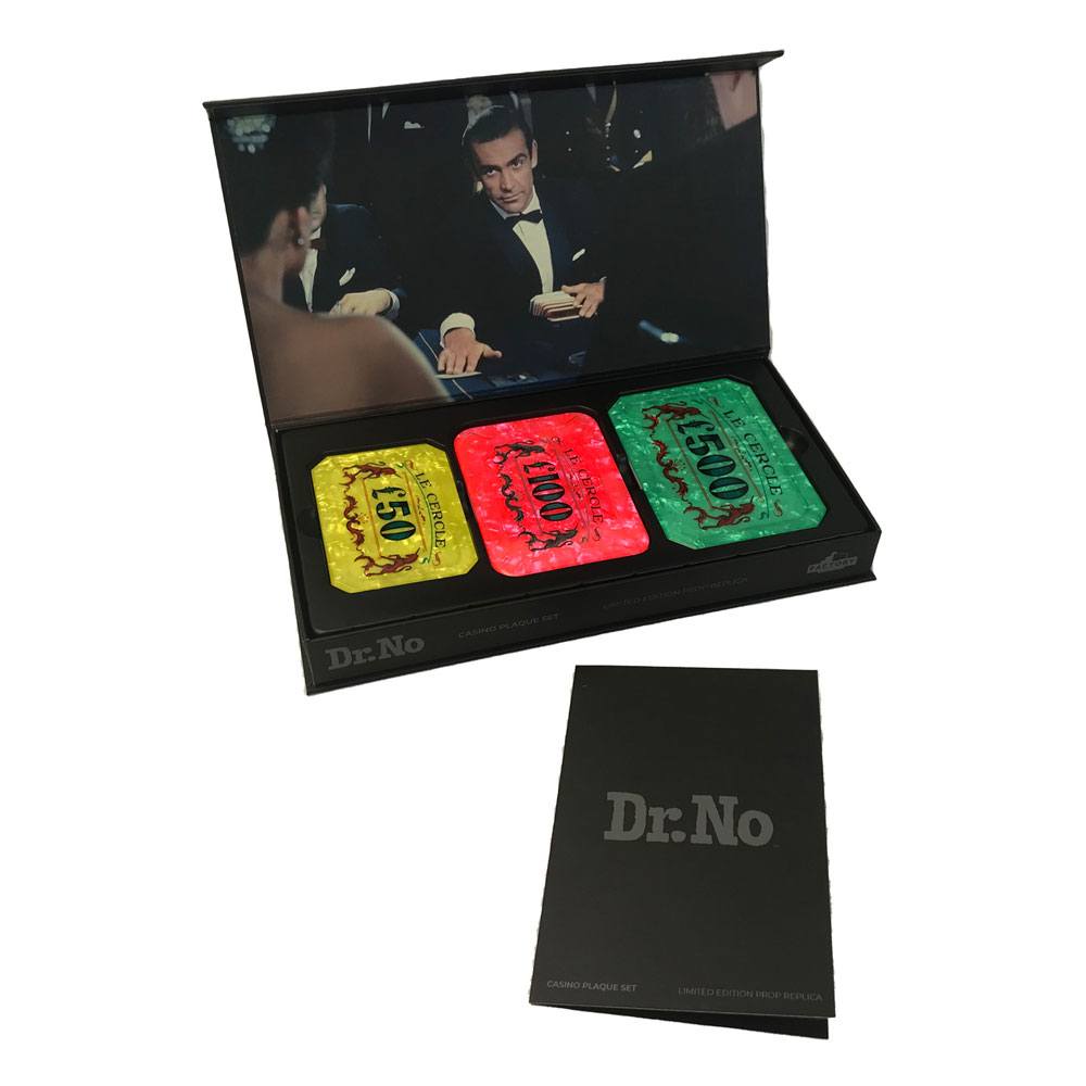 Placas de casino de Dr. No James Bond Réplica 1/1 Limited Edition Factory Entertainment - Collector4U.com