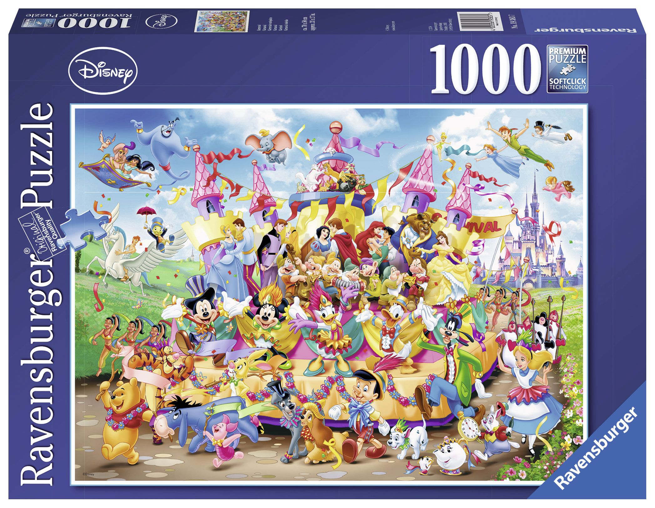 Puzzle Disney Carnival (1000 piezas) Ravensburger - Collector4U.com