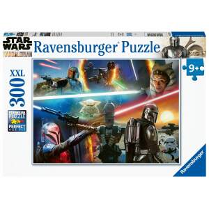 Puzzle el Mandalorian: Crossfire Star Wars (300 piezas) Ravensburger - Collector4U.com