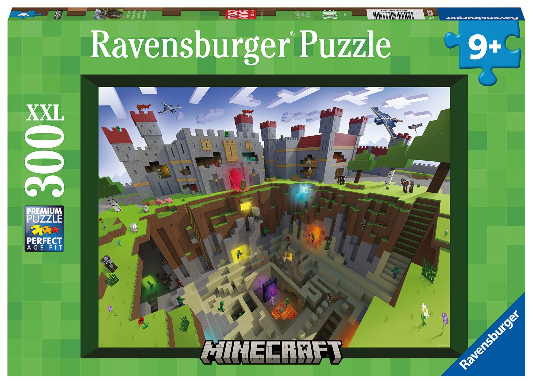 Puzzle Minecraft Cutaway (300 piezas) Ravensburger - Collector4U.com
