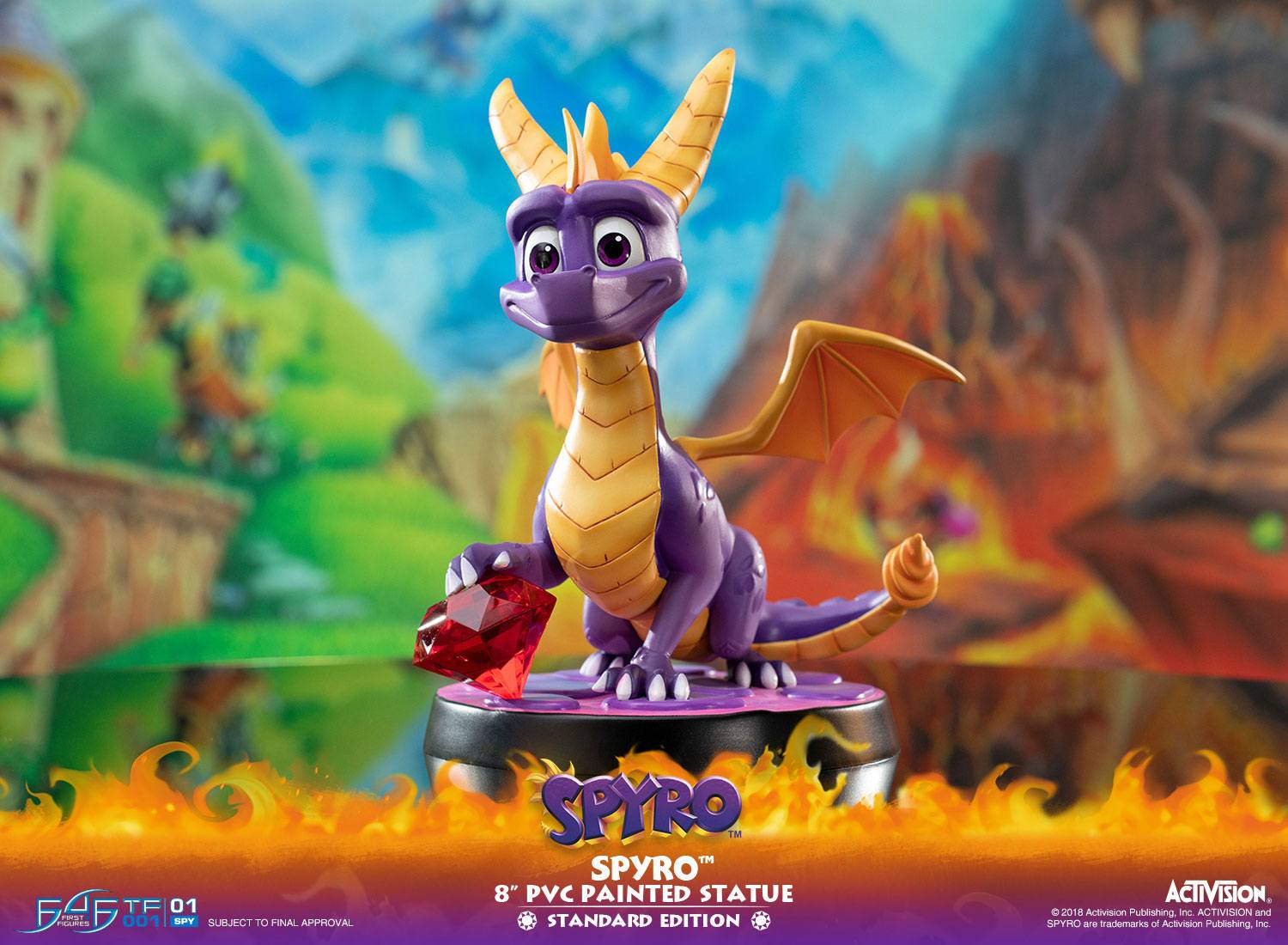 Spyro the Dragon Estatua PVC Spyro 20 cm