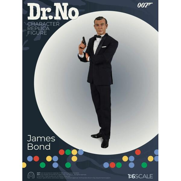 Figura James Bond Agente 007 contra el Dr. No Collector Figure Series 1/6 Limited Edtion 30cm BIG Chief Studios