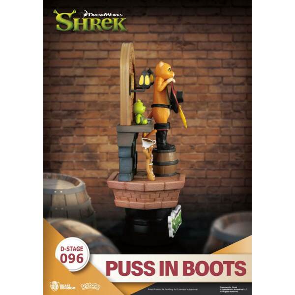 Diorama Shrek PVC D-Stage Puss In Boots Closed Box Version 15 cm Beast Kingdom Toys - Collector4U.com
