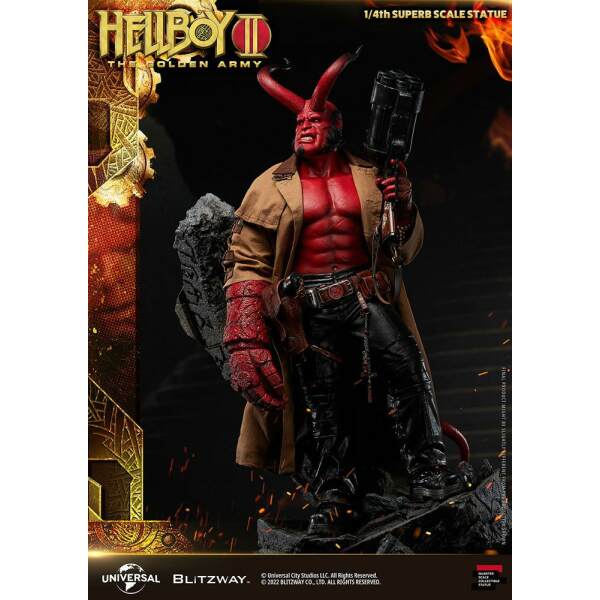 Estatua Hellboy Hellboy 2: El Ejército Dorado 1/4 70 cm Blitzway - Collector4U.com