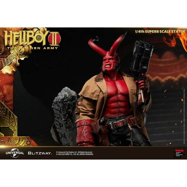 Estatua Hellboy Hellboy 2: El Ejército Dorado 1/4 70 cm Blitzway - Collector4U.com