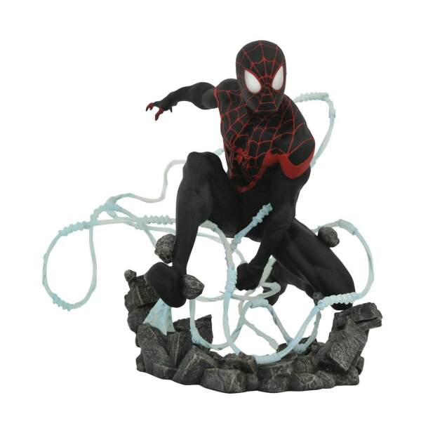 Estatua Miles Morales Spider-Man Marvel Comic Premier Collection 23 cm Diamond Select - Collector4U.com