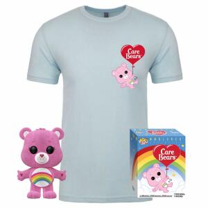 Care Bears POP! & Tee Set de Minifigura y Camiseta Cheer Bear heo Exclusive talla M - Collector4u.com