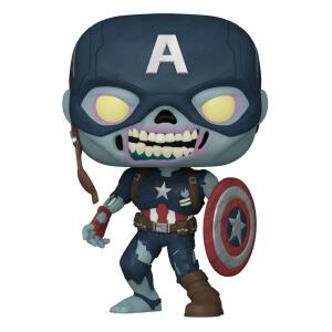 Funko Zombie Captain America Marvel What If…? POP! TV Vinyl Figura 9 cm - Collector4u.com