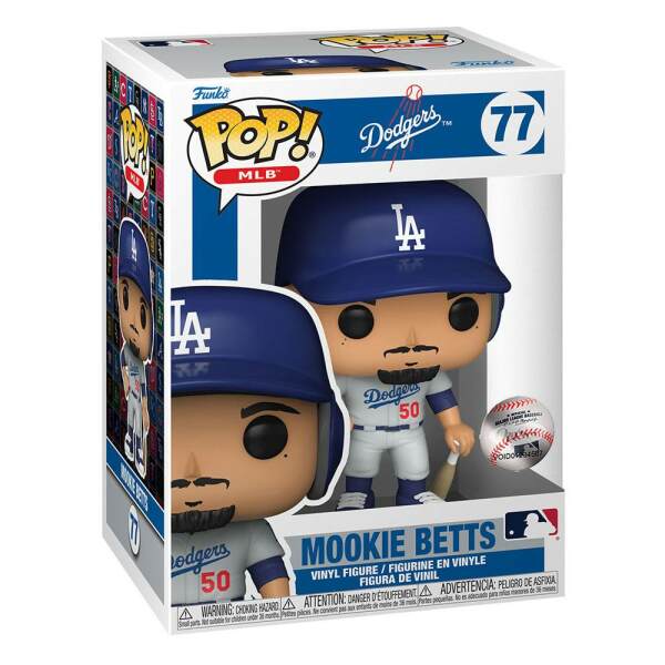 Funko Mookie Betts MLB POP! Sports Vinyl Figura Dodgers (Alt Jersey) 9 cm - Collector4U.com