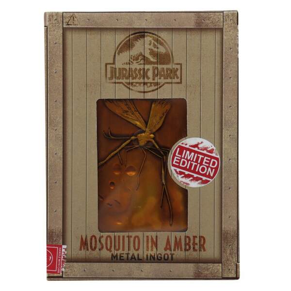 Lingote Mosquito in Amber Parque Jurásico Limited Edition FaNaTtik - Collector4U.com