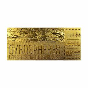 Réplica Gyrosphere Collectible Ticket (dorado) Jurassic World FaNaTtik - Collector4U.com