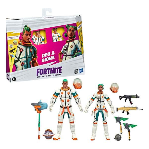 Figuras Deo & Siona Fortnite Victory Royale Series 2022 Battle Royale Pack 15 cm Hasbro - Collector4U.com